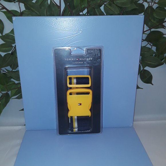 Tommy Hilfiger Bags Tommy Hilfiger Yellow Luggage Strap Tsa Lock